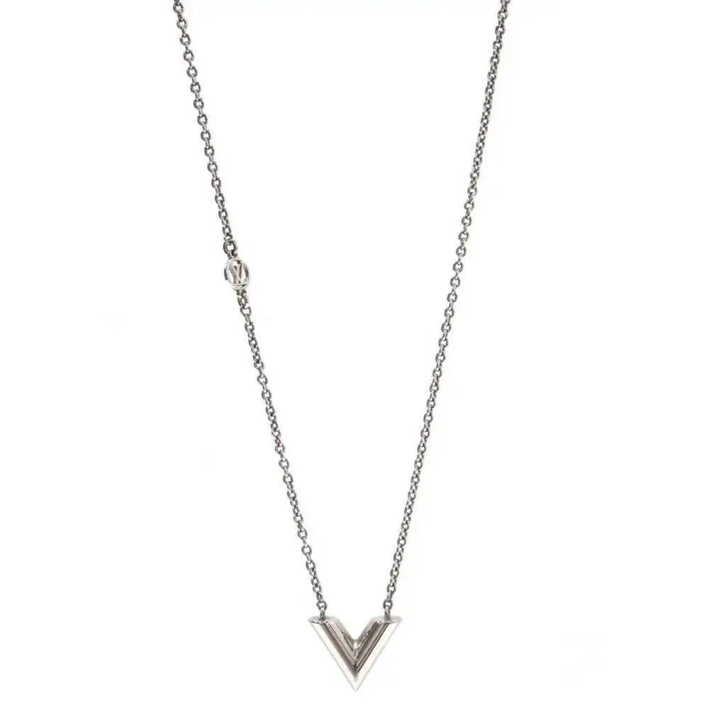 LOUIS VUITTON Silver Necklace